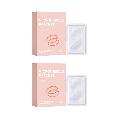 0.25Mm Retinol Microneedle Eye Patches Mask Reduce Dark Circle & Eye Bags Anti-Aging Firming Patches Forehead & Smile Line Patch